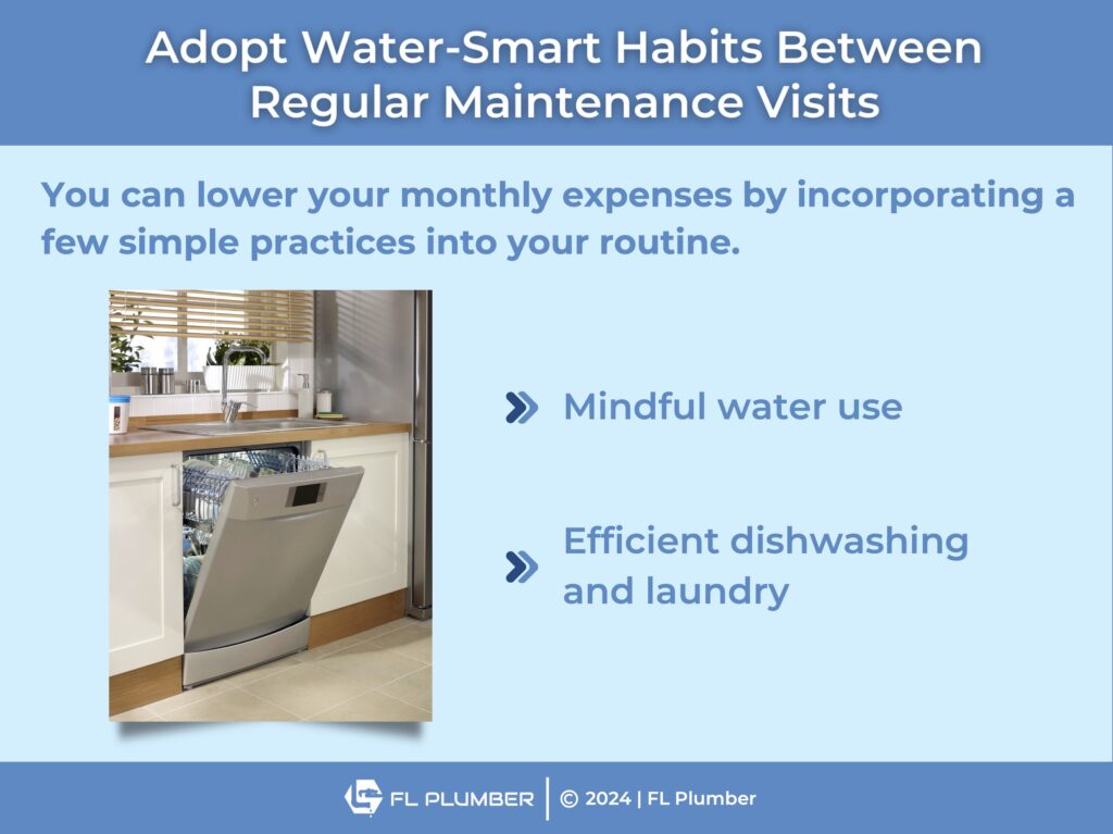 Callout 3: Dishwasher in residential kitchen- Lower monthly water bill with two water-smart habits